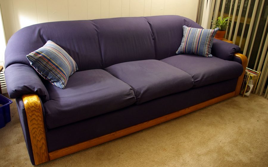 A couch that is comfortable and good for relaxation 