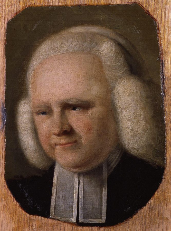 George Whitefield, also spelled Whitfield, was an English Anglican cleric and evangelist who was one of the founders of Methodism and the evangelical movement. Born in Gloucester, he matriculated at Pembroke College at the University of Oxford in 1732.