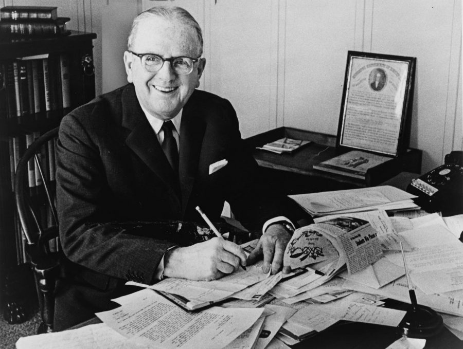 Norman Vincent Peale was an American minister and author known for his work in popularizing the concept of positive thinking, especially through his best-selling book The Power of Positive Thinking.