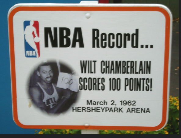 On this day in 1962 Wilt Chamberlain scored 100 points