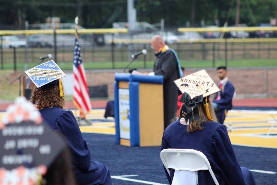After about a month delay, the Colonia High Class of 2020 had their socially-distant graduation with no family in attendance. The ceremony was videoed and live streamed for families to watch.