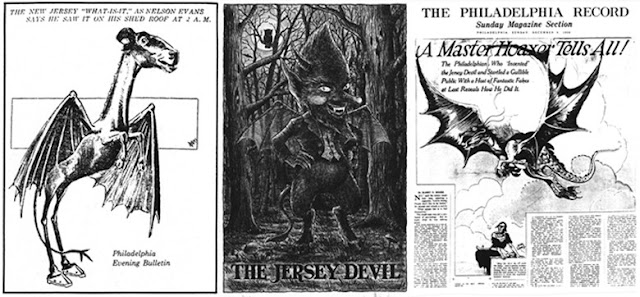 Rumored to live in the New Jersey Pine Barrens, the Jersey Devil is reported having hooves, wings and a goat-like head. It is a bit more menacing than the mascot of the New Jersey hockey team.