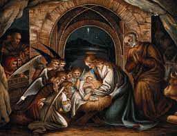 Pictured is the birth of Jesus Christ which is said to have happened on December 25. This date also coincides with the Pagan holiday of Saturnalia. 
