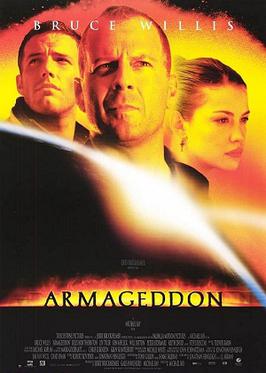 Armageddon released on 	
July 1, 1998. It stars Bruce Willis with Billy Bob Thornton, Liv Tyler, Ben Affleck, Will Patton, Peter Stormare, Keith David and Steve Buscemi.