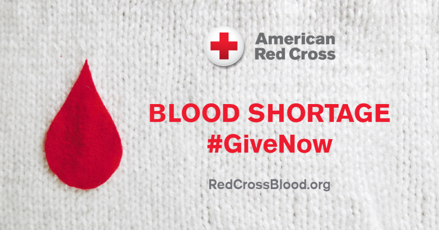 American Red Cross urges citizens to donate blood in a midst of a nation-wide. 