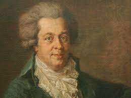 Pictured is composer Wolfgang Amadeus Mozart. Hes most famous for writing The Marriage of Figaro. 