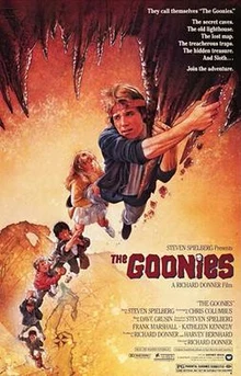 The Goonies is one of the most popular films of the 1980s. In fact, the story was developed by Steven Spielberg.