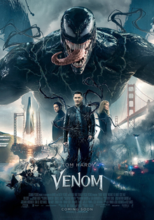 Venom stars Tom Hardy as the symbiote. Its the first film in Sonys Spider-Man Universe.