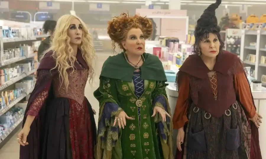 The+Sanderson+Sisters+take+on+modern+day+Salem+in+the+year+of+2022%2C+29+years+after+their+century+long+inactivity.+The+cult+success+of+Hocus+Pocus+can+be+credited+to+the+actresses+Bette+Midler%2C+Sarah+Jessica+Parker%2C+and+Kathy+Najimy.+
