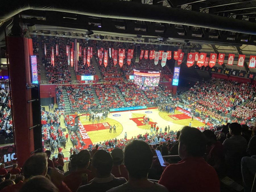 The Rutgers Athletic Center, better known as the RAC, was packed for the Big 10 match up.