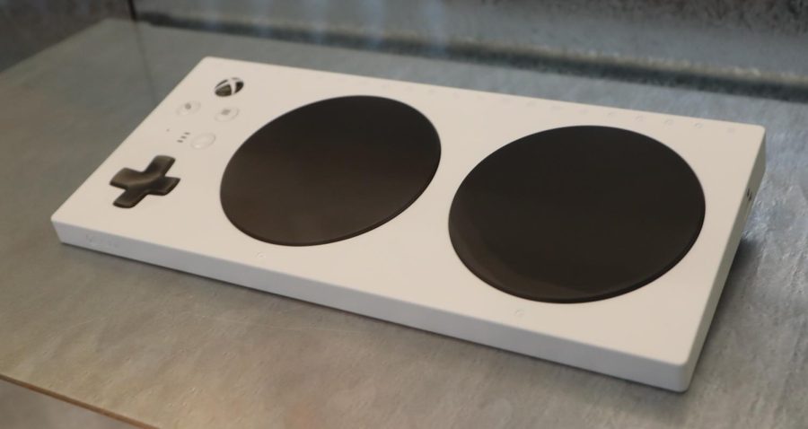 The Xbox Adaptive Controller was a controller produced by Microsoft in 2018 for the Xbox One and Xbox Series X/S in which was designed for people for disabilities. 