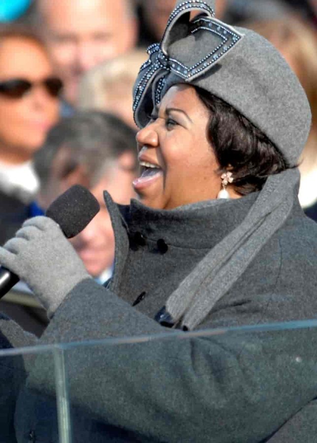 Known as the Queen of Soul, American singer, songwriter and pianist Aretha Franklin was a pioneer in Black American music. With over 75 million record sales, she also sang during Barack Obama inauguration in 2009. 