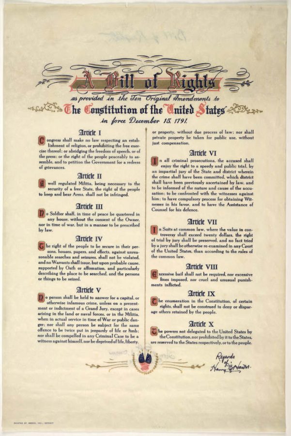 On this day in history, the first 12 amendments of the U.S. Constitution became known as the Bill of Rights