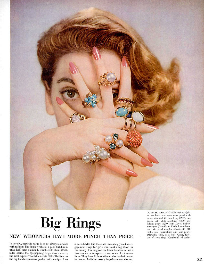 A 1950s big ring poster