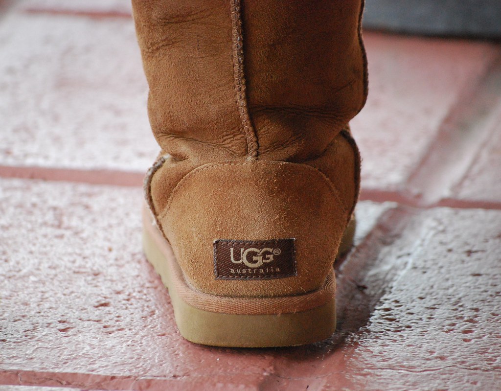 Back of Ugg boots