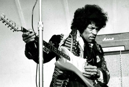 Jimi Hendrix had no musical education and he taught himself to play the guitar.