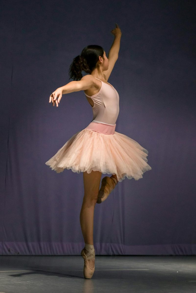 The ballerinas figure is svelte and lean. 