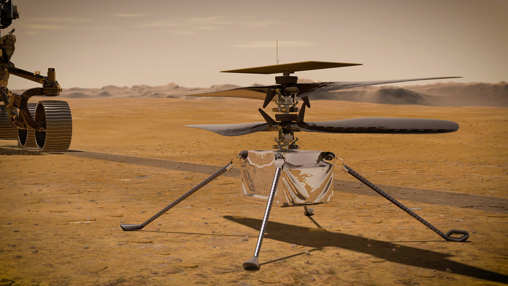 NASA's ingenuity Mars helicopter.