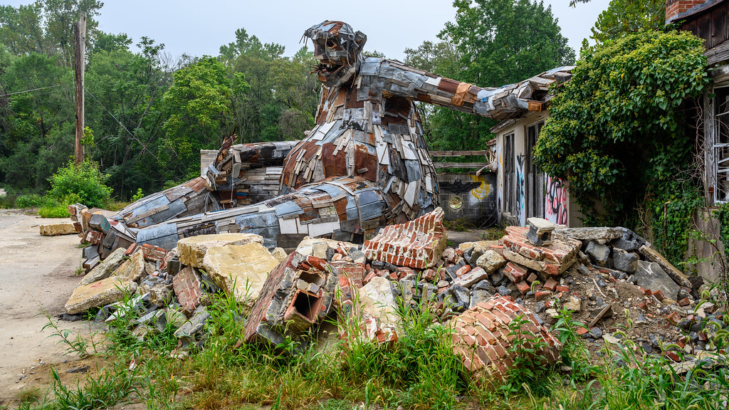 Big Rusty artwork sparks troll outbreak in Burlington County