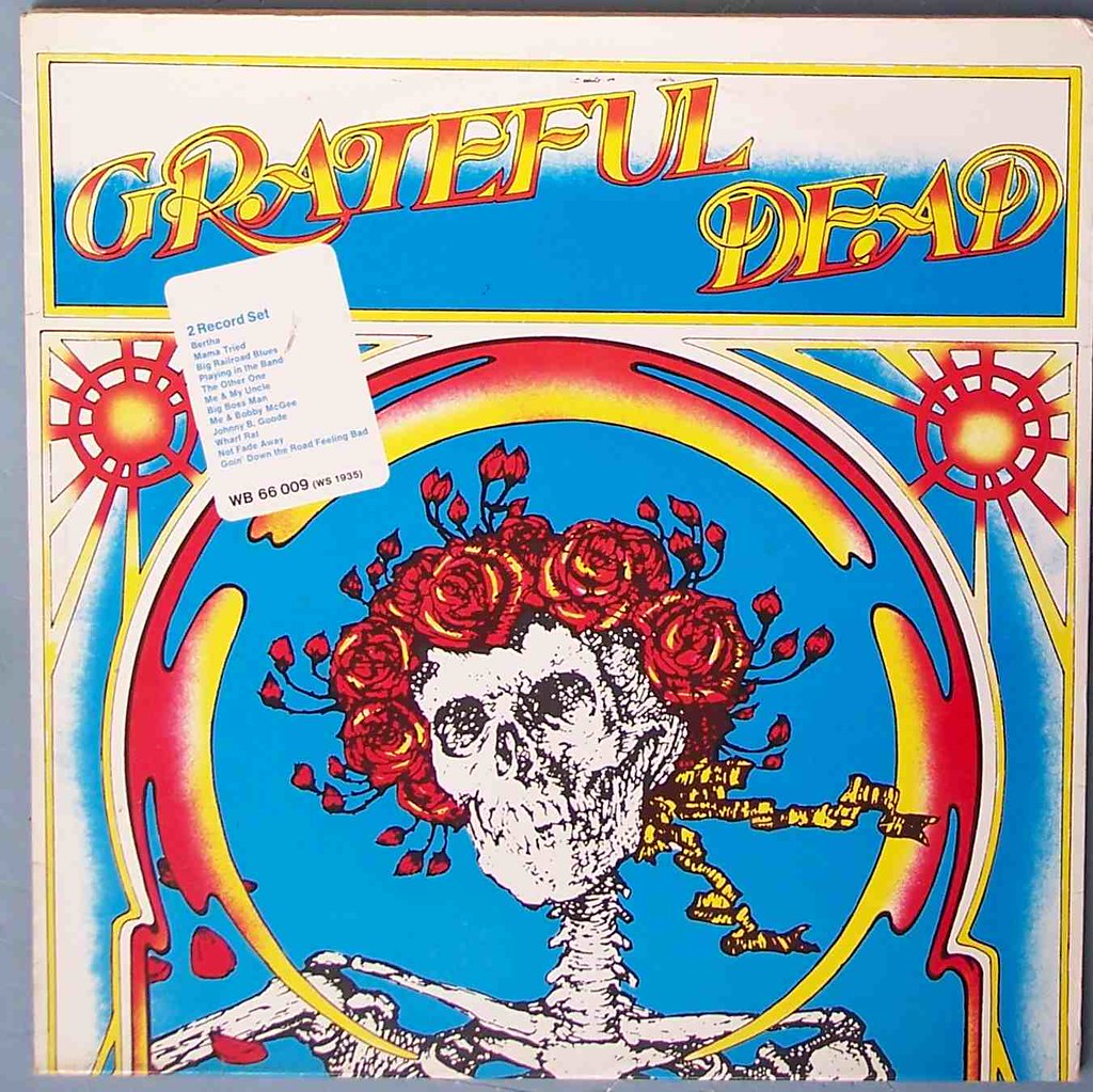 Grateful Dead skulls and roses