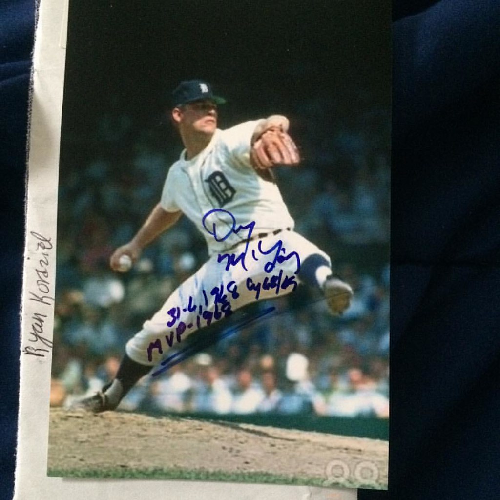 November 1st, 1968-Denny McLain wins unanimous Cy Young