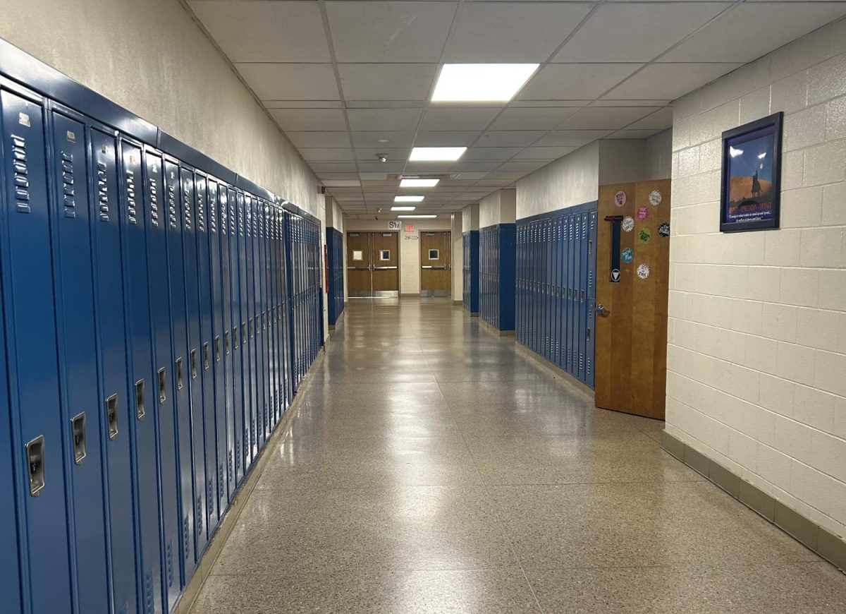 Students are given 5 minutes to navigate the hallways following Colonia High School's block schedule.