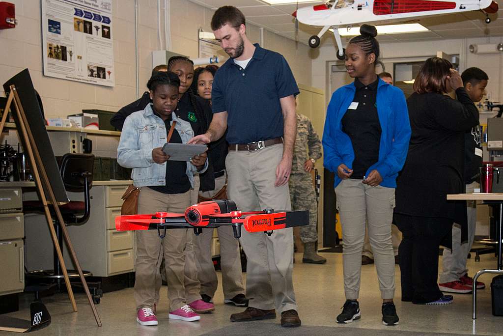 Jeremy Gray displays autonomy and navigation technology. 