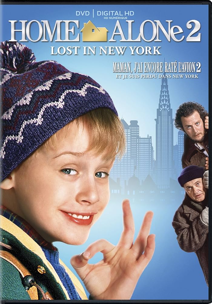 The holiday classic Home Alone 2: Lost in New York (1992), is an even better version than the original. 