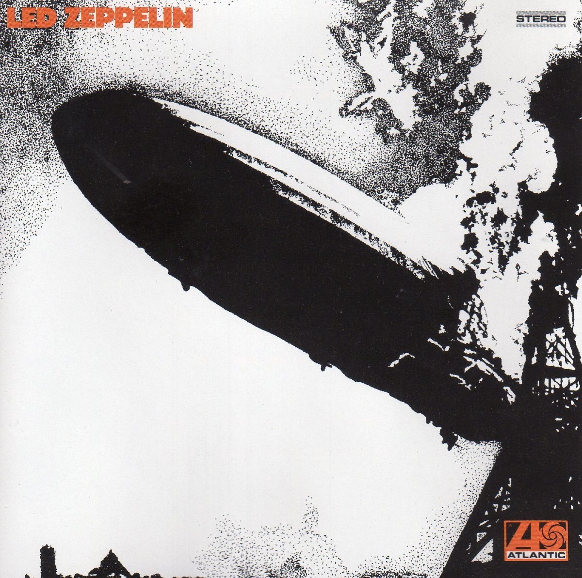 Cover art for the album Led Zeppelin (Remastered) where the featured song Dazed and Confused is featured on