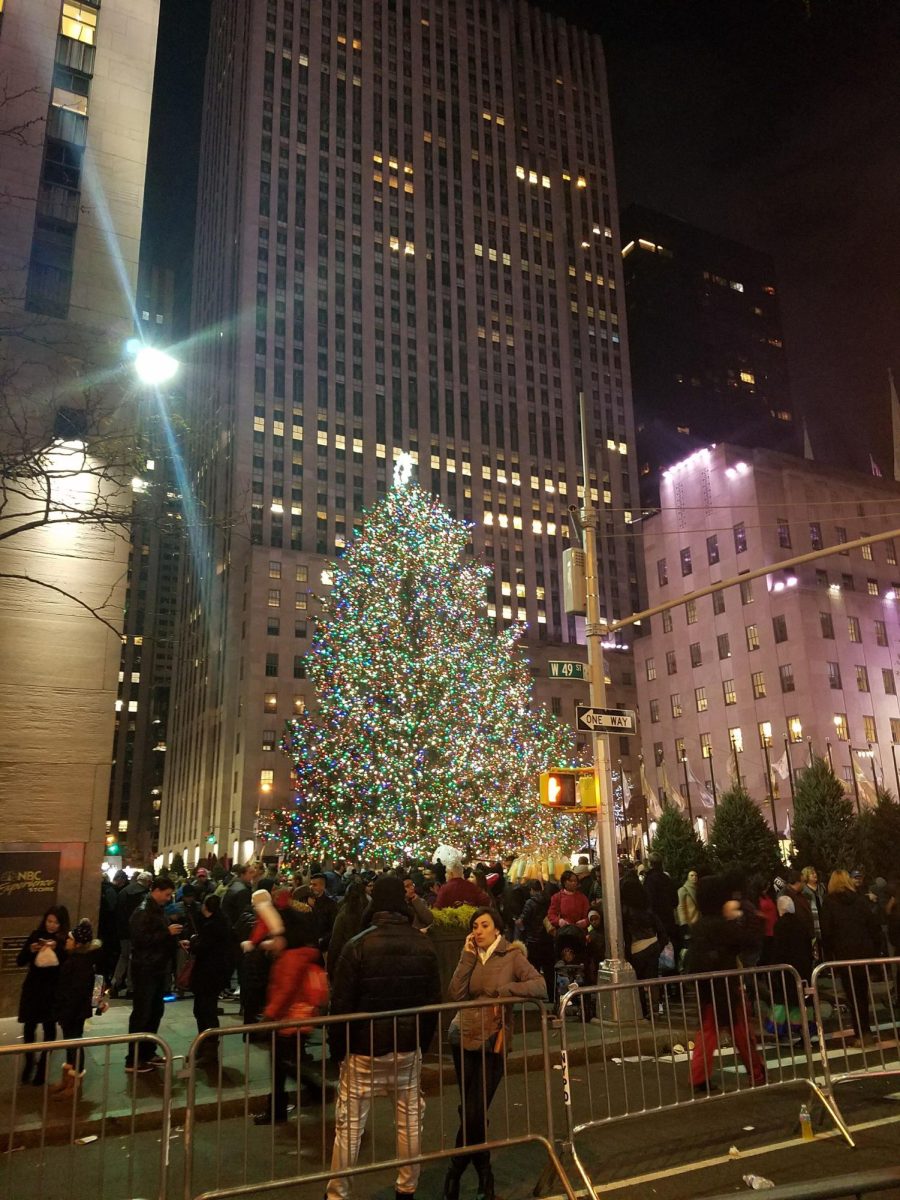 According to reports, nearly 125 million people come to Rockerfeller Center to see and take pictures with the Christmas tree. As part of the on -going tradition, it is the Mayor of New York who lights the tree.