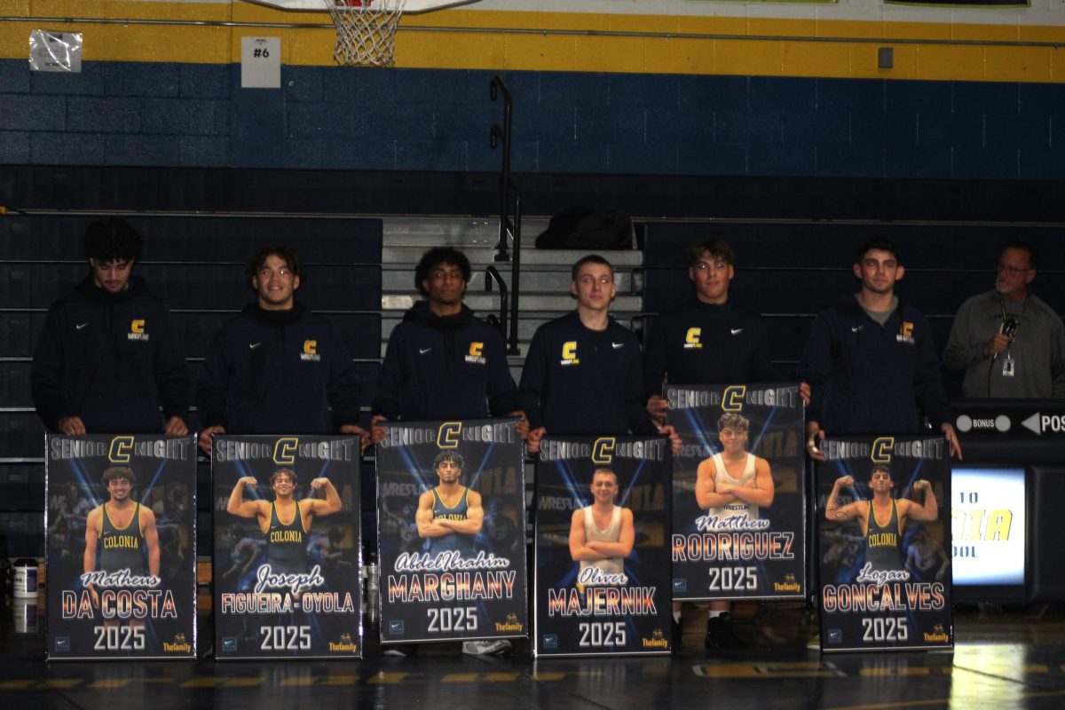 Colonia High School's Varsity Wrestling team season so far