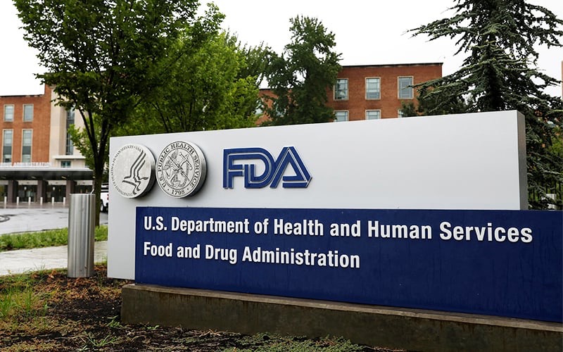 Image captured of the outside of the FDA building