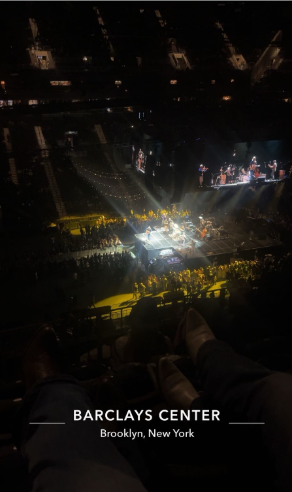 There was a tour at Barclays Center, New York. Zach Bryan performed his Quittin' Time tour.