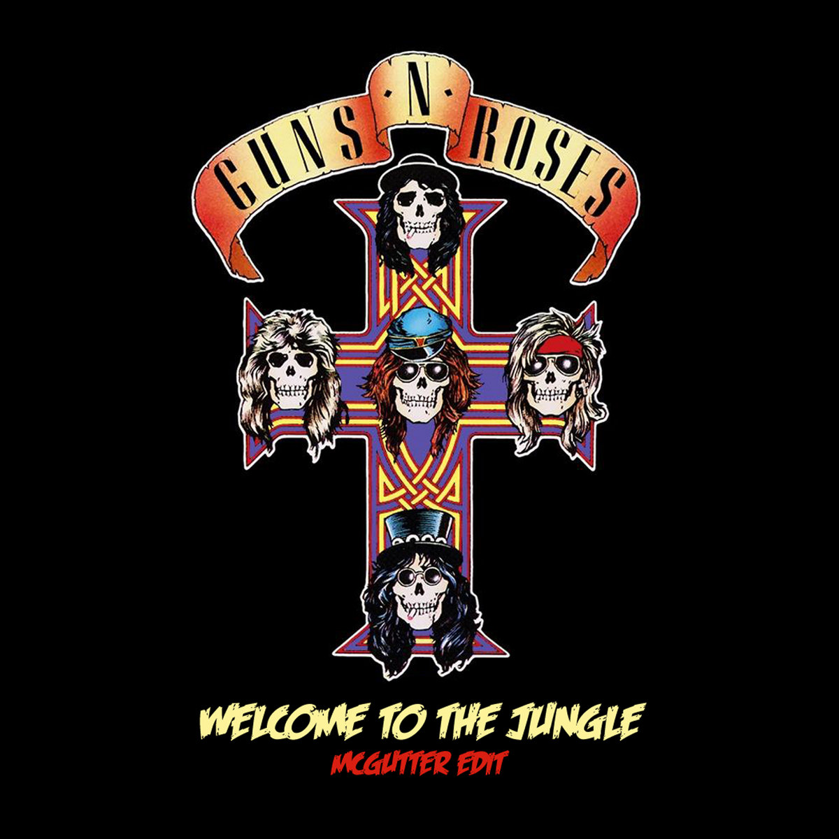 Cover art for the band Guns N' Roses for the album Appetite for Destruction