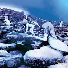 Cover art for the band Led Zeppelin on the album Houses of the Holy where the song, the song remains the same is featured on