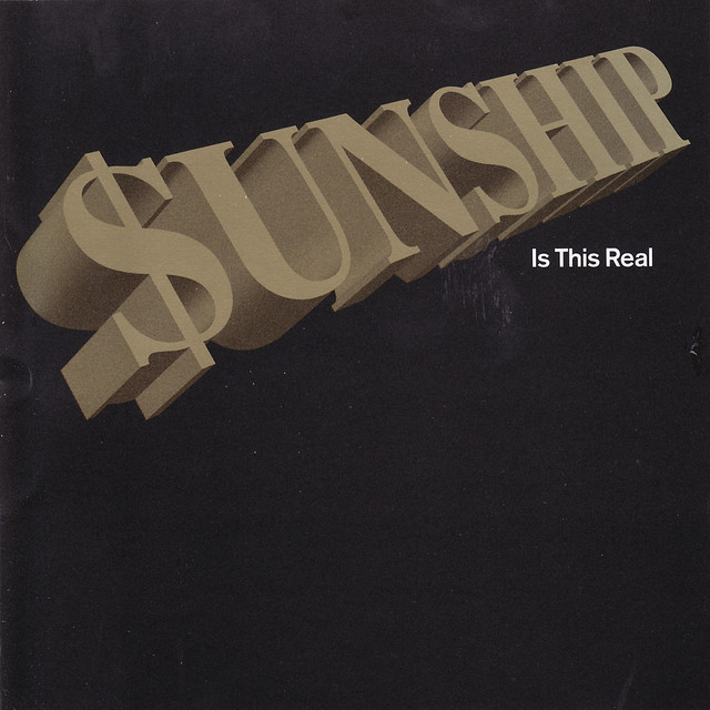 cover art for the album is this real by Sunship where the featured song Friendly Pressure is on