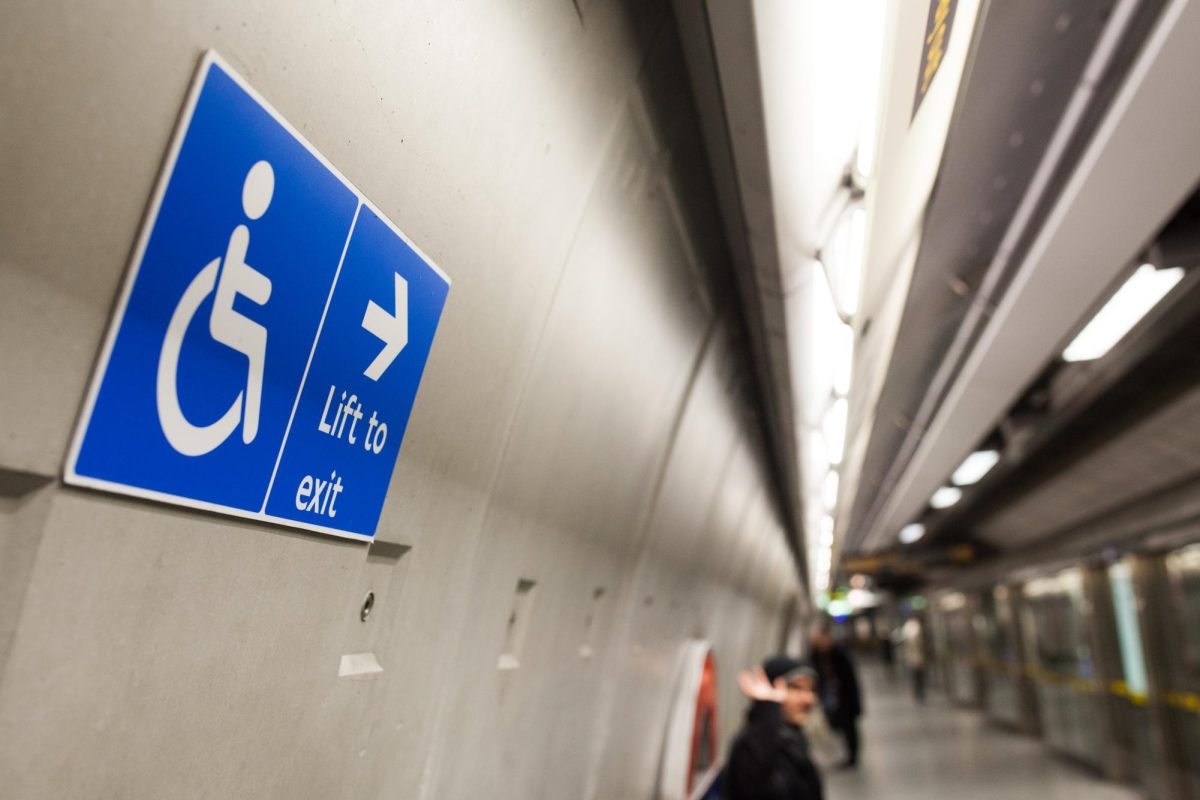Accessible areas must comply with ADA standards, featuring firm, slip-resistant, level surfaces (maximum 2.08% slope) and specific, wide dimensions for mobility devices, such as 8-foot wide parking spaces with 5-foot aisles.