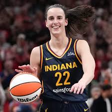Caitlin Clark playing basketball