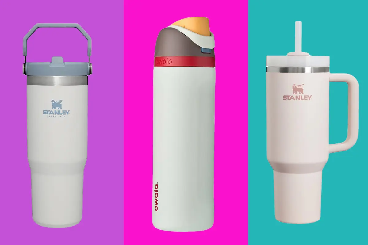 When designing the Owala water bottle the cap was made to look like a Koala nose. So when you take a sip the cap covers your nose making you look like a Koala.