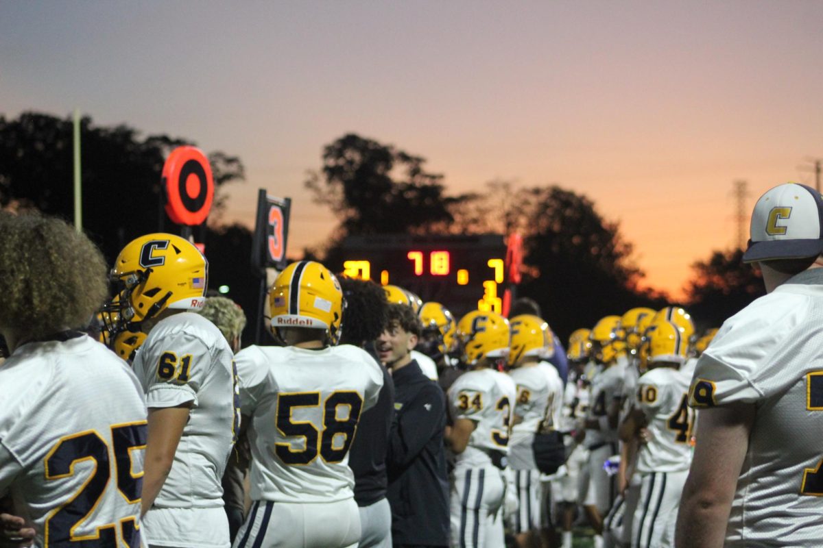 With around 60 players on a football team, one would think it would be harder for these players to become a close family-like unit. But, through the long practices, workouts, bus rides, and games, a sense of family develops as each member supports and helps each other throughout the season.
