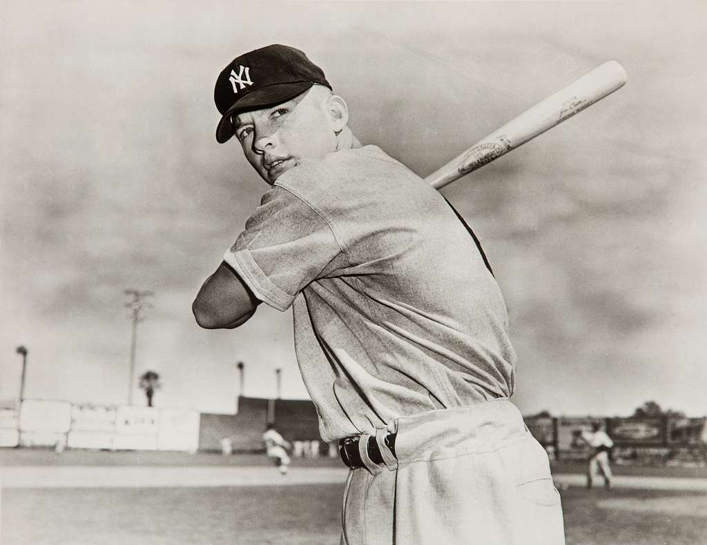 Mantle is considered one of the best players to ever play. He played with the Yankees throughout his career. 